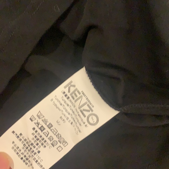 Kenzo authentic tiger black short sleeves blouse top - Picture 4 of 4